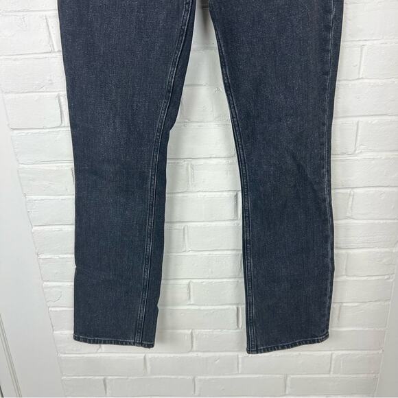 Abercrombie & Fitch Curve Love The 90s Slim Straight Cross Waist Jean Size 24 - Picture 5 of 10